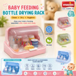 Baby Feeding Bottle Drying Rack & Dustproof Storage Box