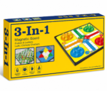 3-in-1 Ludo Snakes&ladders Chinese Checkers Magnetic Chess Games