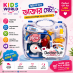 Doctor Suit Fun Medical Play Toys Set – Kids Doctor Kit with Carry Case