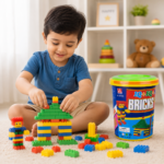 IQ+EQ Creative Building Blocks Bucket Set