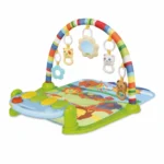 Baby Play Mat Gym with Piano & 5 Sensory Toys – Tummy Time Fun - Image 2