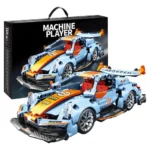 Machine Player Racing Sports Car Building Block Set