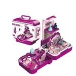 Beauty Shop 3-in-1 Makeup Suitcase Play Set (32 Pieces)