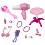 Princess Vanity Table Kids Makeup Play Set with Music - Image 4