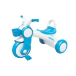 AKIJ Harley Tricycle – White & Blue | Safe & Stylish Ride