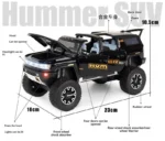 Hummer Diecast Off-Road Metal Toy Car with Lights & Sound - Image 6