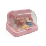 Baby Feeding Bottle Drying Rack & Dustproof Storage Box - Image 2