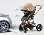 3-in-1 Deluxe Travel System – Infant Car Seat & Stroller Combo - Image 6