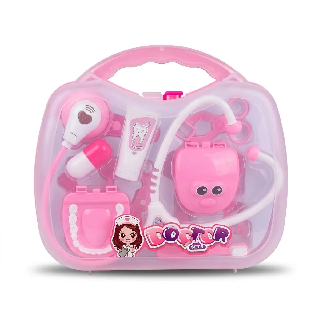 NmyigCqMxhZ173Jo7dBBqjpi3eIRk6BAFkkLWMV2 Kids Doctor Medical Kit Play Set – Portable Doctor Suitcase Toy - Image 1