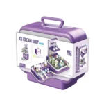 Pretend Play 3-in-1 Ice Cream Store Toy Set – 62 PCS for Kids - Image 3