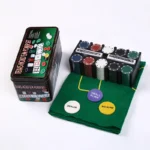 Texas Hold'em Poker Set – 200 Professional Chips Edition - Image 2