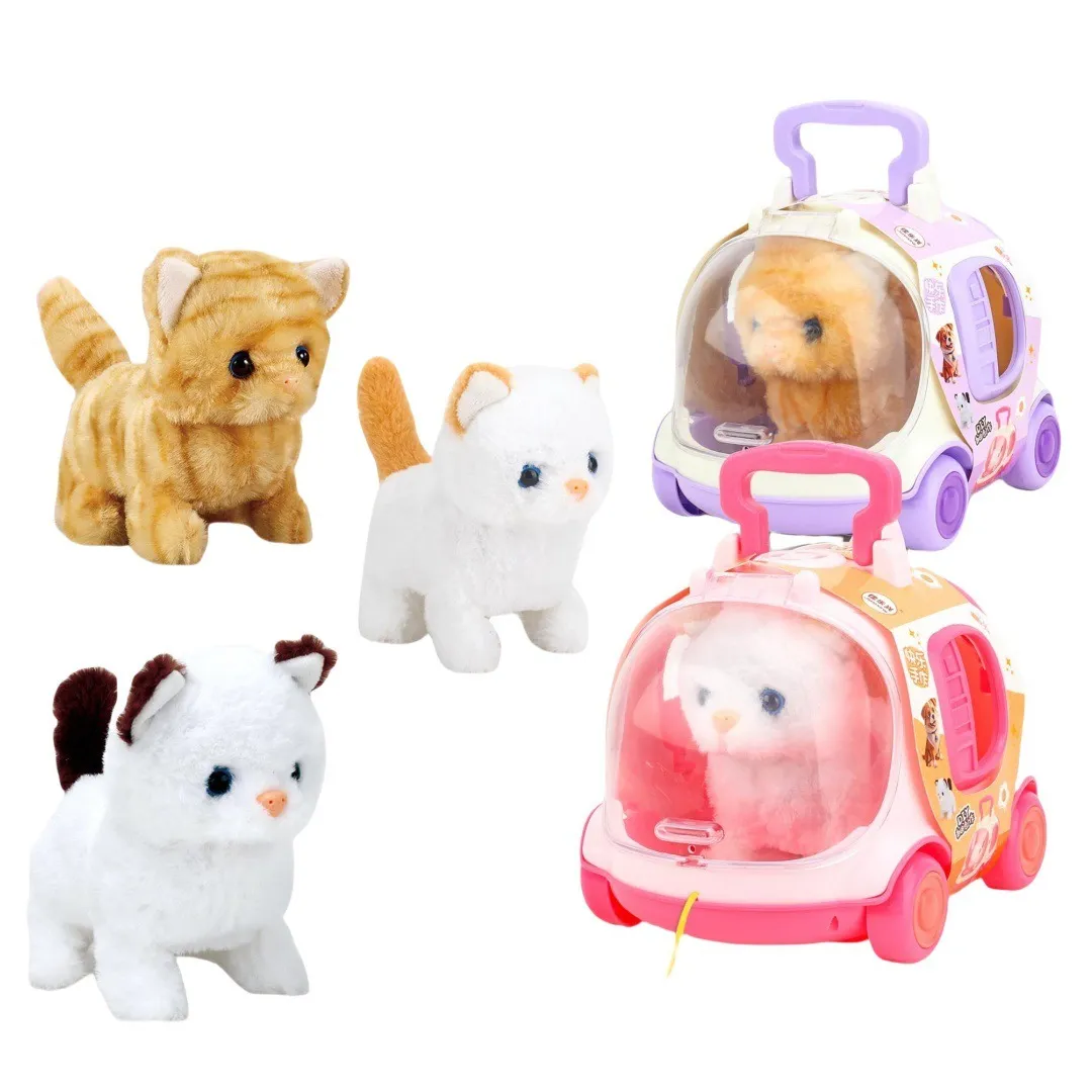 ROwpAOpL8tuIe4uges0SFTb1EkaIQgCOpjKQNPmB Portable Plush Cat Capsule Toy Set with Bottle & Fish - Image 1