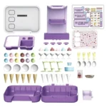 Pretend Play 3-in-1 Ice Cream Store Toy Set – 62 PCS for Kids - Image 2