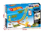 Hot Wheels Alloy Track Set with 2 Metal Cars for Kids - Image 2