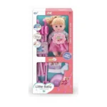 Baby Stroller with 14 Inch IC Doll – Drinking & Urinating Girl Toy