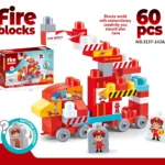 Firefighting Building Blocks Set – 60Pcs Educational DIY Toy