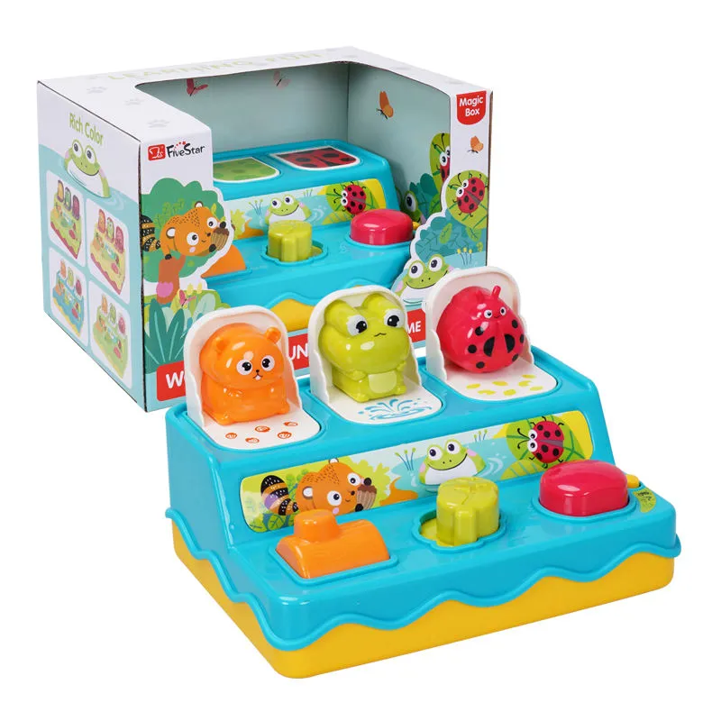Wz7J8s4UC95AgHF0o6pI5uTfpFwehUgzoFELhEc9 Montessori Pop-Up Toy – Baby Sensory Learning Animal Game - Image 1