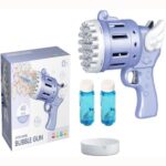 40 Hole Light Wing Electric Bubble Gun Family Center Toy