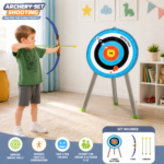 Kids Archery Target Shooting Set with Bow & Arrows
