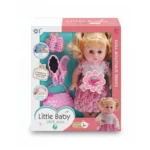 14 Inch IC Girl Doll with Comb, Mirror & Handbag – Pretend Play Toy