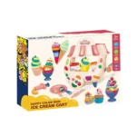 Happy Color Mud Ice Cream Cart Play Dough Set