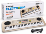BigFun 61-Key Electronic Keyboard with Microphone