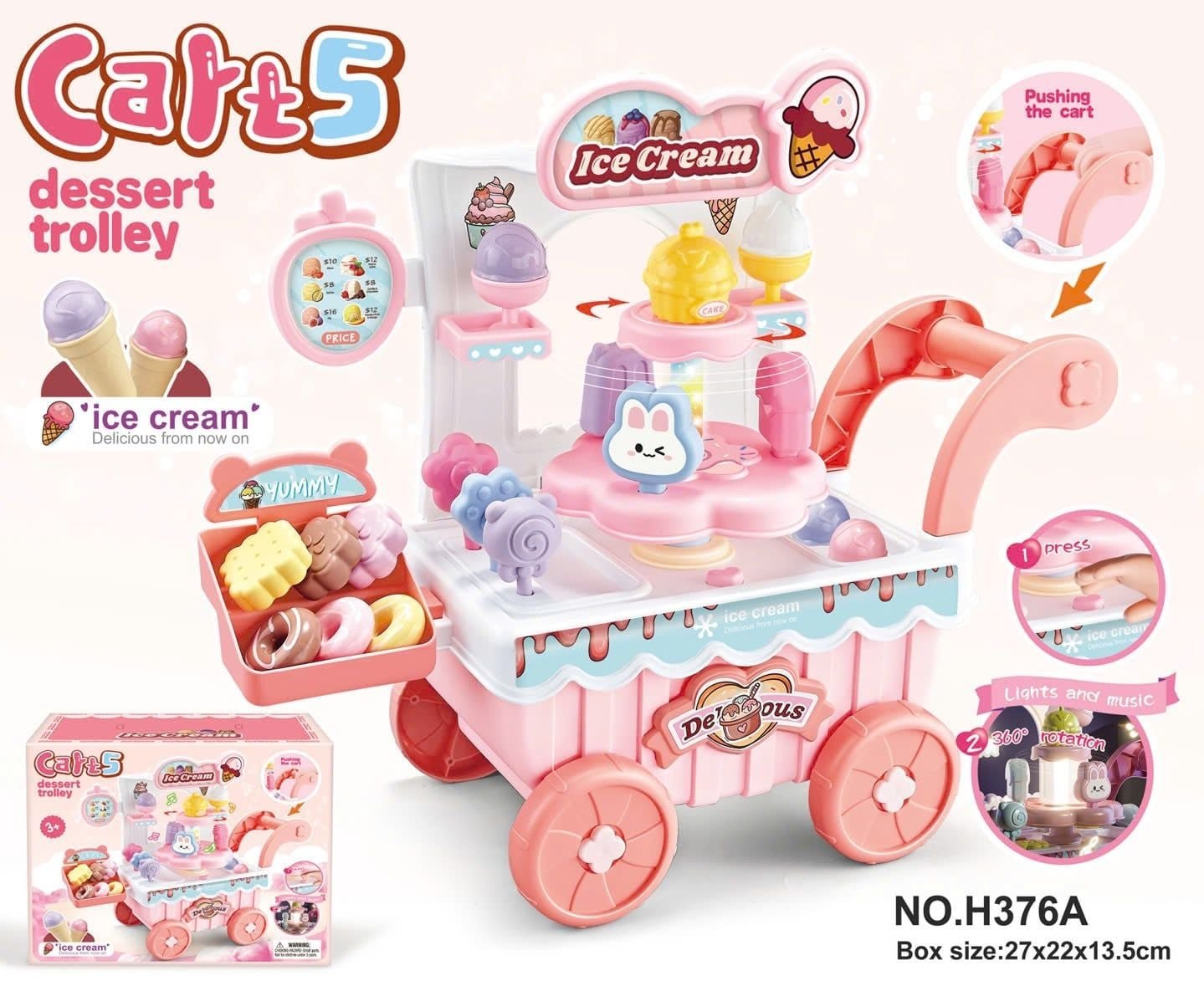 e_kem_d__ch_i_m_u_h_ng___cart_5_dessert_trolley__3ages___no._h376a__2__02f3a97d66884cd688fcc055fc9e8cbc_master Cart5 Ice Cream Dessert Trolley Toy (H376A) - Image 1