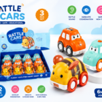 Funny Rattle Cars Baby Toy Set – 1 Psc