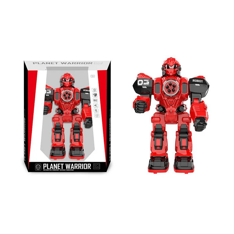 i7RmlMofGiDbo34DycXjjnOAlQCWSZ3a1VLkujMm Planet Warrior Interactive Robot Toy with Light & Sound - Image 1