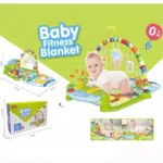 Baby Play Mat Gym with Piano & 5 Sensory Toys – Tummy Time Fun - Image 4