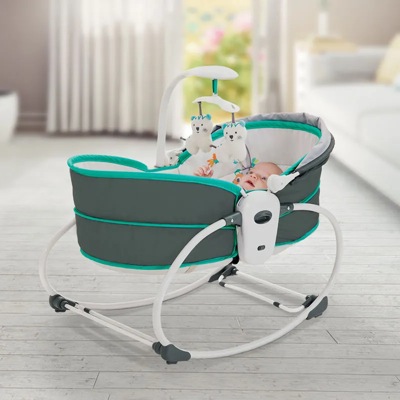 jsC2fqQAXk3Lam8qMu25cUtK3G7qpaN4iqoj1WEm Mustella 5-in-1 Rocker & Bassinet – Music & Vibration for Newborns - Image 1