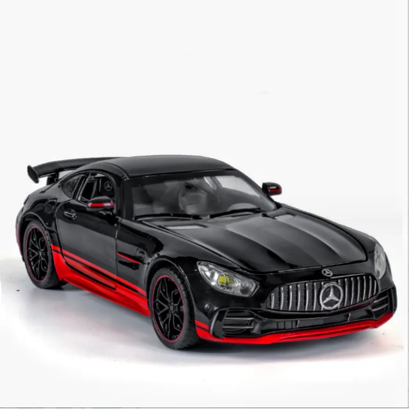ksS8S5vtfs3XR5A9rTGS4aioJUqr40vjS1jehNn8 1:24 Mercedes Diecast Alloy Car with Smoke & Light - Image 1