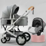 3-in-1 Deluxe Travel System – Infant Car Seat & Stroller Combo - Image 5