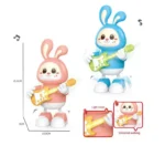 Interactive Guitarist Rabbit Musical Walking Toy for Babies - Image 4