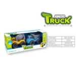 Kids Friction Car Set 2pcs – Push Construction Trucks for Baby - Image 2