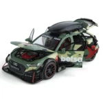1:24 RS6 Alloy Die-Cast Model Car with Light, Sound & Openable Doors - Image 2