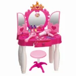 Princess Vanity Table Kids Makeup Play Set with Music