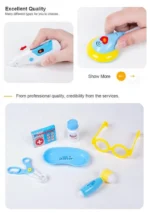 Medical Kit Doctor Play Set – Kids Pretend Doctor Toy Suitcase - Image 3