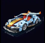 Machine Player Racing Sports Car Building Block Set - Image 3