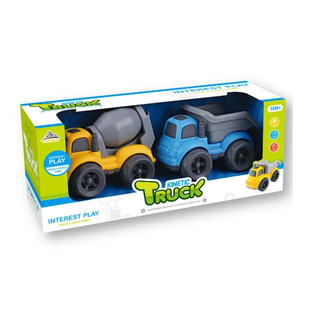tQwujg9u6kmBSmWVFcCcf1os3nrjVQF4yGf5hKJh Kids Friction Car Set 2pcs – Push Construction Trucks for Baby - Image 1