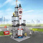 COGO 309 PCS Rocket Space Building Blocks Set with Figures for Kids