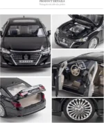 1:24 Scale Toyota Crown Die Cast Metal Alloy Car Toy – Luxury Model Vehicle - Image 4