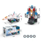 Light & Sound Transformer Aircraft Robot Toy