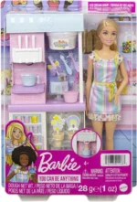 Barbie Ice Cream Shop Playset with Dough & Doll - Image 3