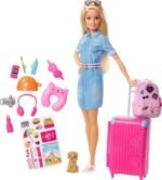 Barbie Travel Doll Playset with Suitcase & Accessories - Image 2