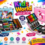 Unicorn Color Box145 Pieces Complete Art Set
