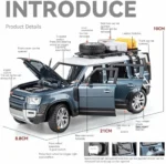 1:22 Scale Defender Die-Cast Toy Car - Image 7