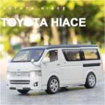 1/32 for HIACE Diecast Alloy Car Toy Model With Sound Light Function Pull Back - Image 2