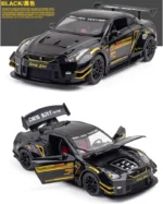 Nissan GTR 1:24 Scale Diecast Model Car Toy, Alloy Metal Pull Back Car - Image 3