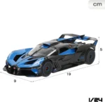Maisto Bugatti Bolide 1:24 Model Car Blue - Image 5